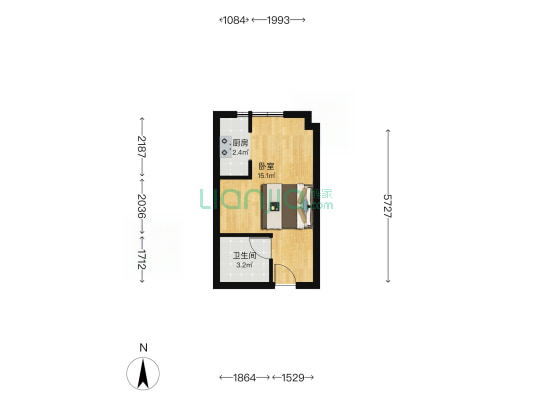 范阳主路电梯房 商场，高速，教育-户型图