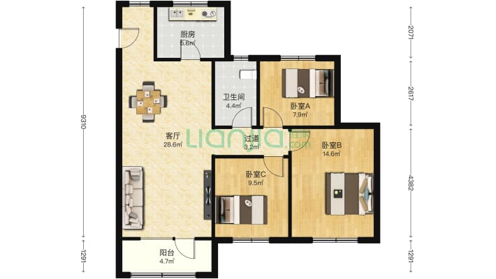 中海珑湾二手房实景图