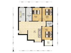 房子采光很好，西 侧就是免费停车场，生活成本低-涿州联合七号院户型图