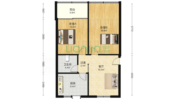 武汉市路灯管理局宿舍二手房实景图