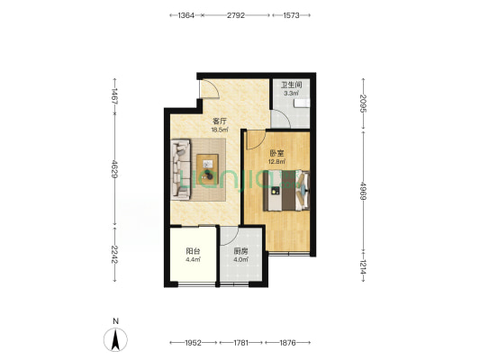 涿州唯一欧式风格建筑大社区，异国风情，小区环境好-户型图