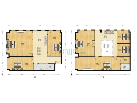 香年广场 7室2厅1卫 158平方