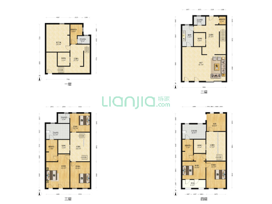 建屋康帝庄园 6室1厅5卫 371平方