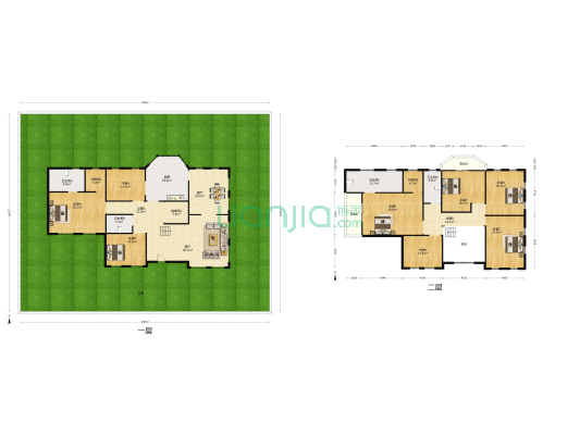 夏州花园 8室2厅4卫 542平方