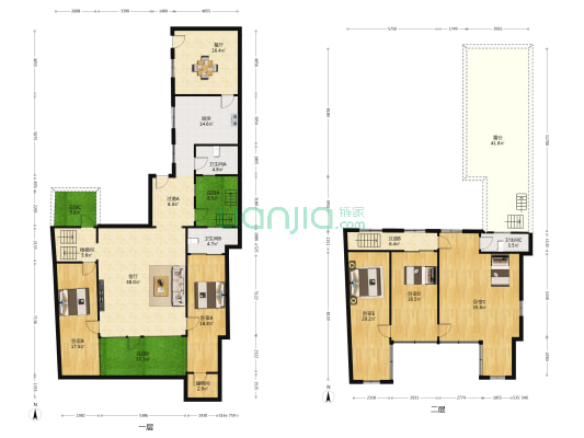 庙堂巷 5室2厅3卫 236平方