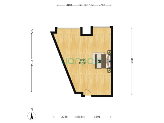 利港银河之光 1室0厅0卫 69平方