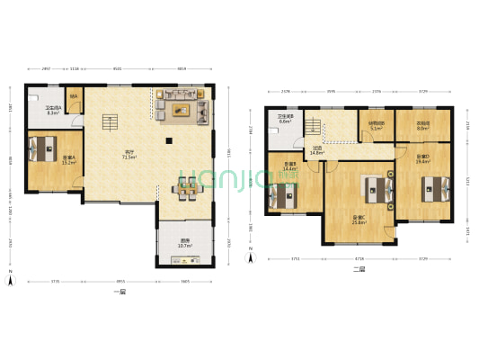 通新小区 4室1厅2卫 240平方
