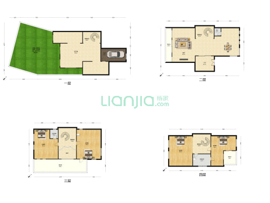芙蓉西墅 4室1厅3卫 370平方