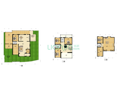 聚通嘉园 5室3厅3卫 348平方