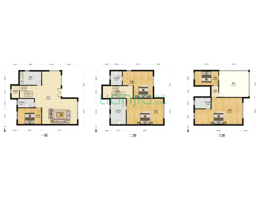 碧桂园山湖城芳邻 5室1厅4卫 261平方