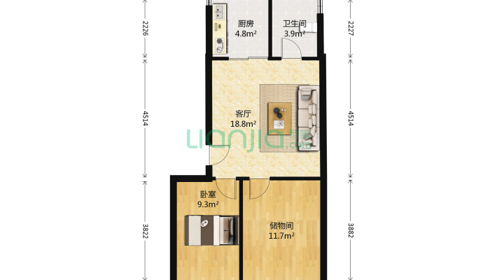 电建小区二手房实景图