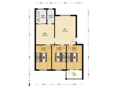 全天采光好户型，南北通透房本满五-涿州桃园办事处小区户型图