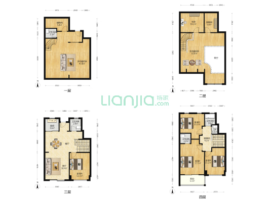 玖玺 7室1厅5卫 232平方