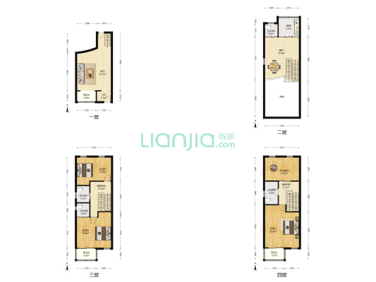 东方丰甸苑(别墅) 4室2厅4卫 165平方