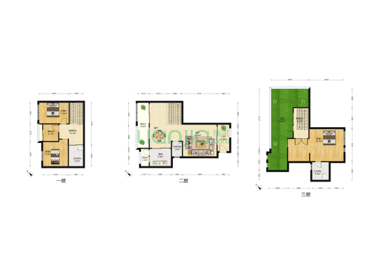 龙湖弗莱明戈一期 3室1厅3卫 163平方