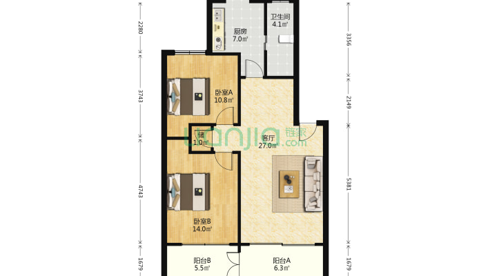 江西省保险公司安全文明小区二手房实景图