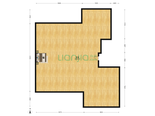 地铁中建江山玖樾 1室0厅0卫 226平方
