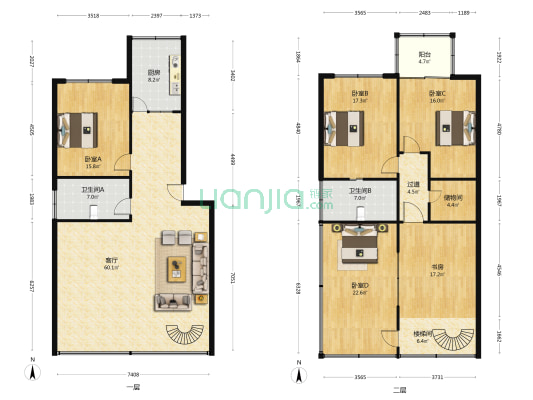 甘肃七建三公司家属院 5室1厅2卫 194平方