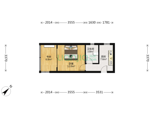 眉州路515弄 2室0厅1卫 37平方
