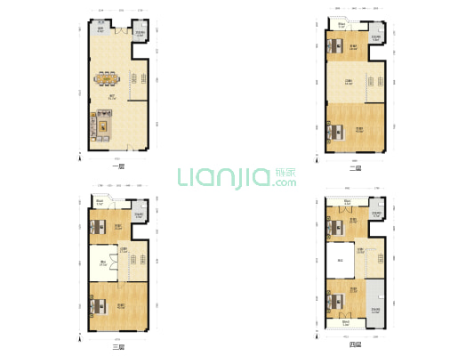 新海景花园二期 6室1厅5卫 534平方