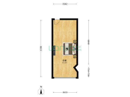 上南寓 1室0厅0卫 51平方