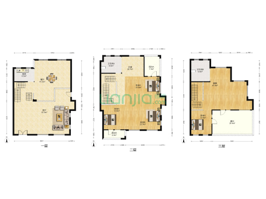 人和家园 4室2厅2卫 322平方