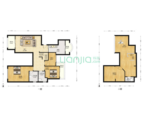 龙湖两江新宸云澜 3室1厅3卫 127平方