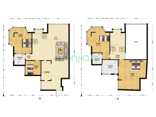 森林之家 4室1厅3卫 187平方