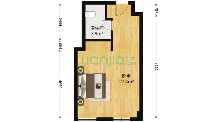 富力总部基地二手房实景图