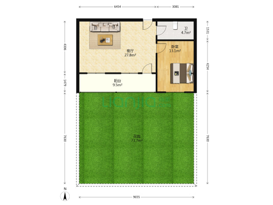 新园胡同 1室1厅1卫 351平方