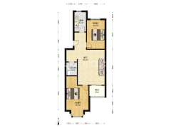 精装修南北通透好格局 视野开阔，集中供暖-涿州名流枫景五期户型图