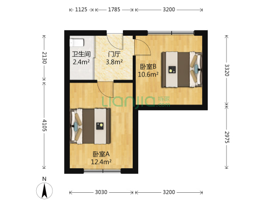 文兴街25号 2室0厅1卫 42平方
