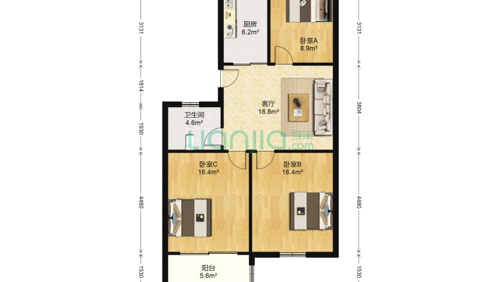 营东菜场二手房实景图