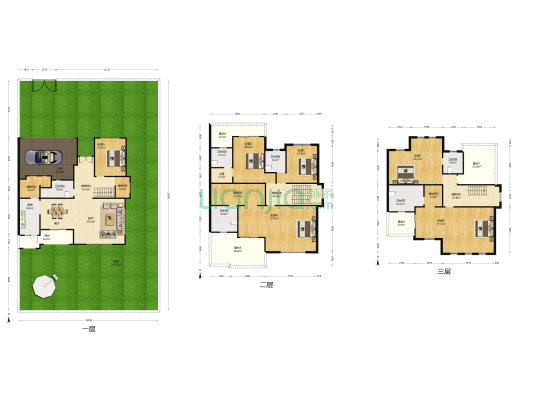 秦潭凤舞小区 6室1厅6卫 410平方