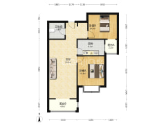 出售 香邑溪谷南向两居  精装修 采光好 满二-涿州香邑溪谷户型图