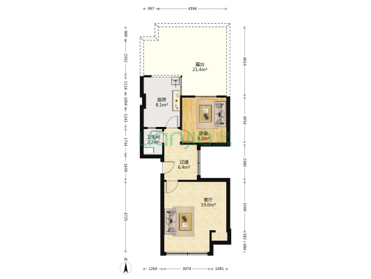 社学巷1号 1室1厅1卫 57平方