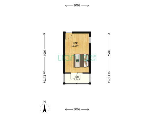 珠江里(河西区) 1室0厅0卫 25平方