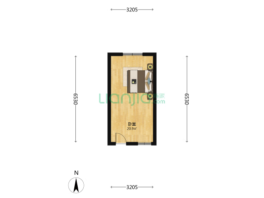 杨上台巷 1室0厅0卫 23平方