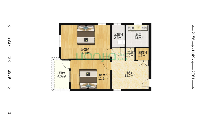 郭家山27号二手房实景图