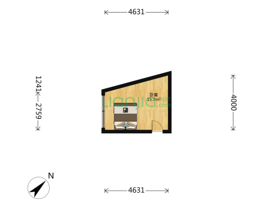 铭通里 1室0厅0卫 22平方