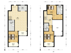 鸿坤理想尔湾 4室2厅 南 北-涿州鸿坤理想尔湾户型图