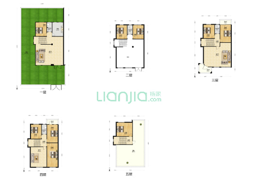 现代花园 9室3厅4卫 372平方