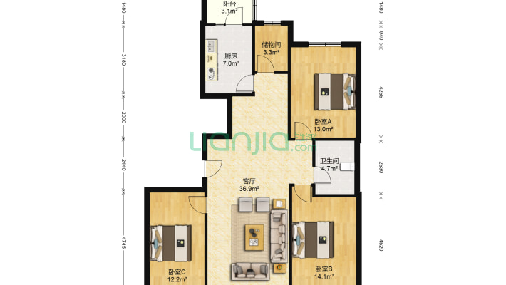 香悦蓝天下二手房实景图
