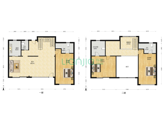 海上湾然景轩 3室1厅4卫 303平方