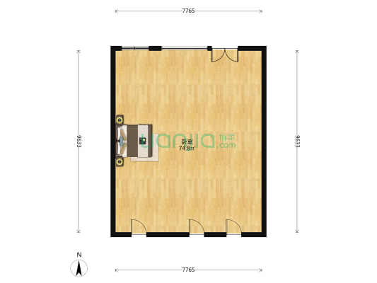 三里垅小区 1室0厅0卫 492平方