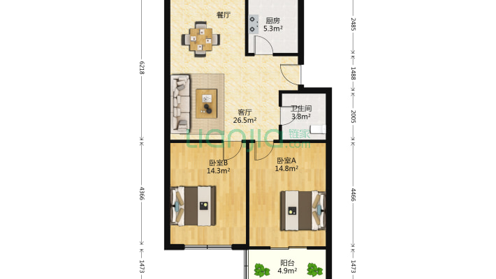 海昌大厦二手房实景图