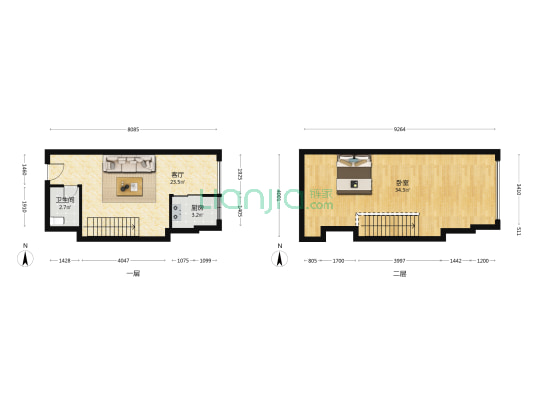 凯信大厦 1室1厅1卫 47平方