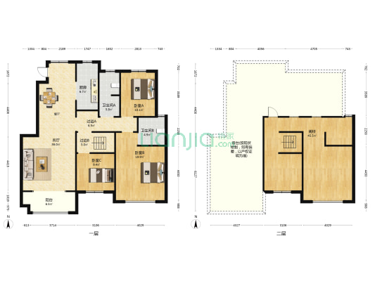 正商悦湖宽境 3室1厅2卫 189平方