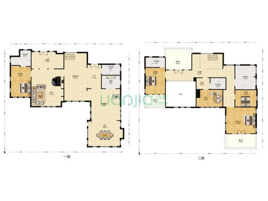 九龙湖畔 5室2厅5卫 624平方