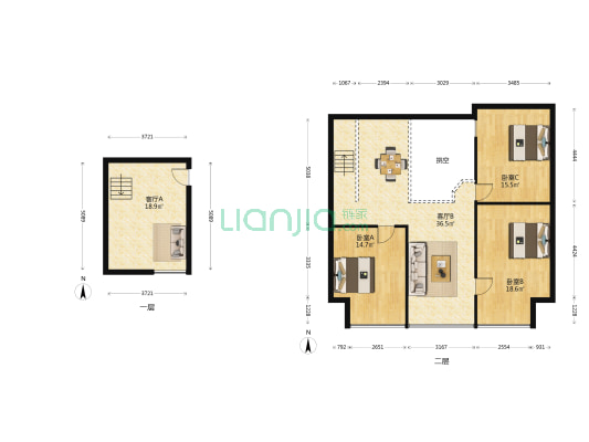 中山路99号 3室2厅0卫 58平方